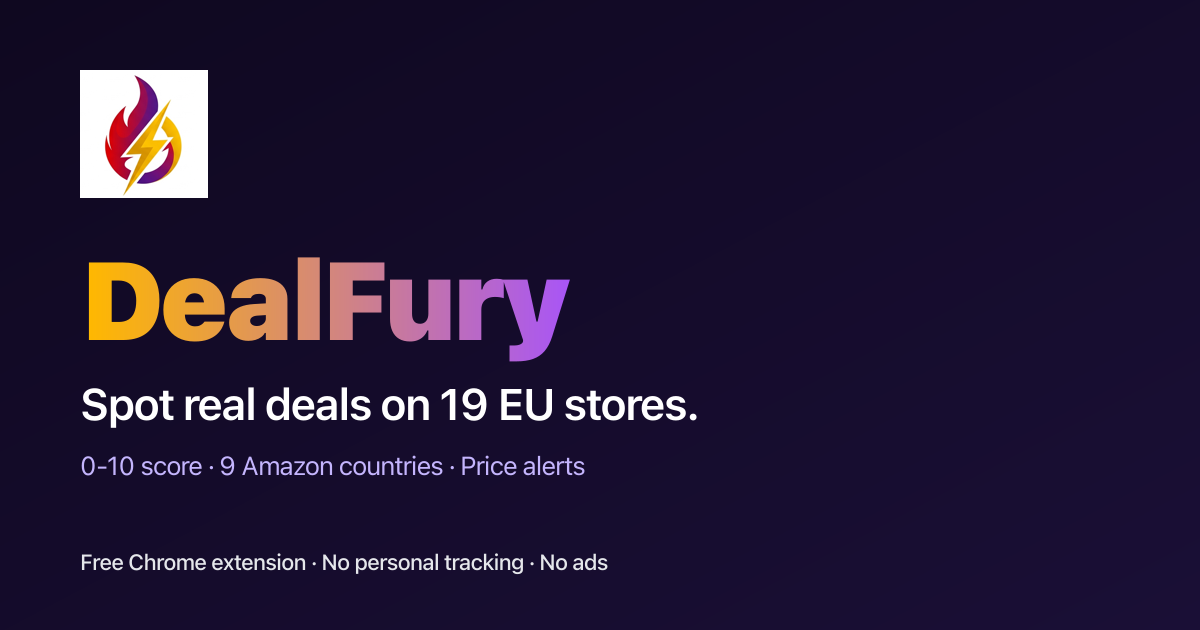 DealFury, extension Chrome de comparaison de prix